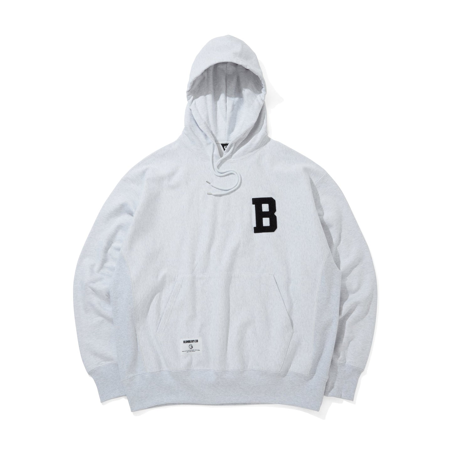 CHENILLE LOGO COTTON HOODIE B