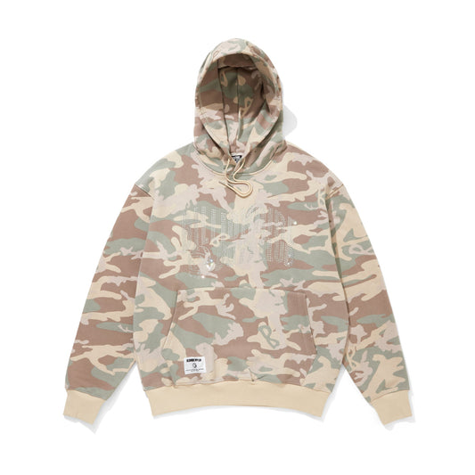 RHINESTONE COTTON HOODIE