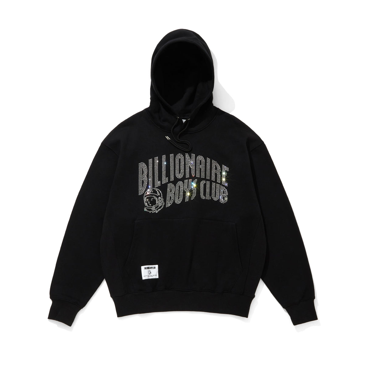 RHINESTONE COTTON HOODIE