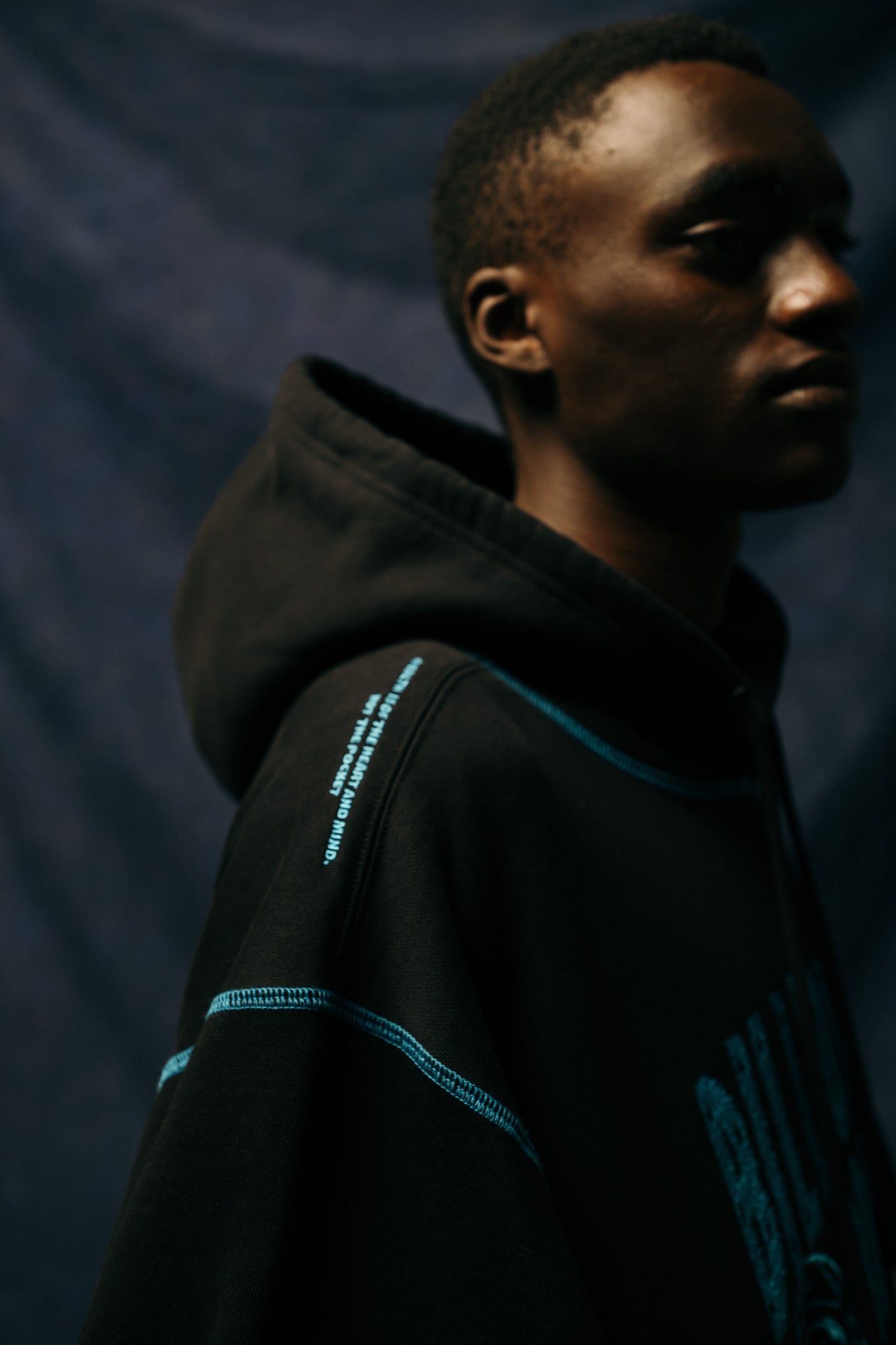 EMBROIDERED LOGO HOODIE