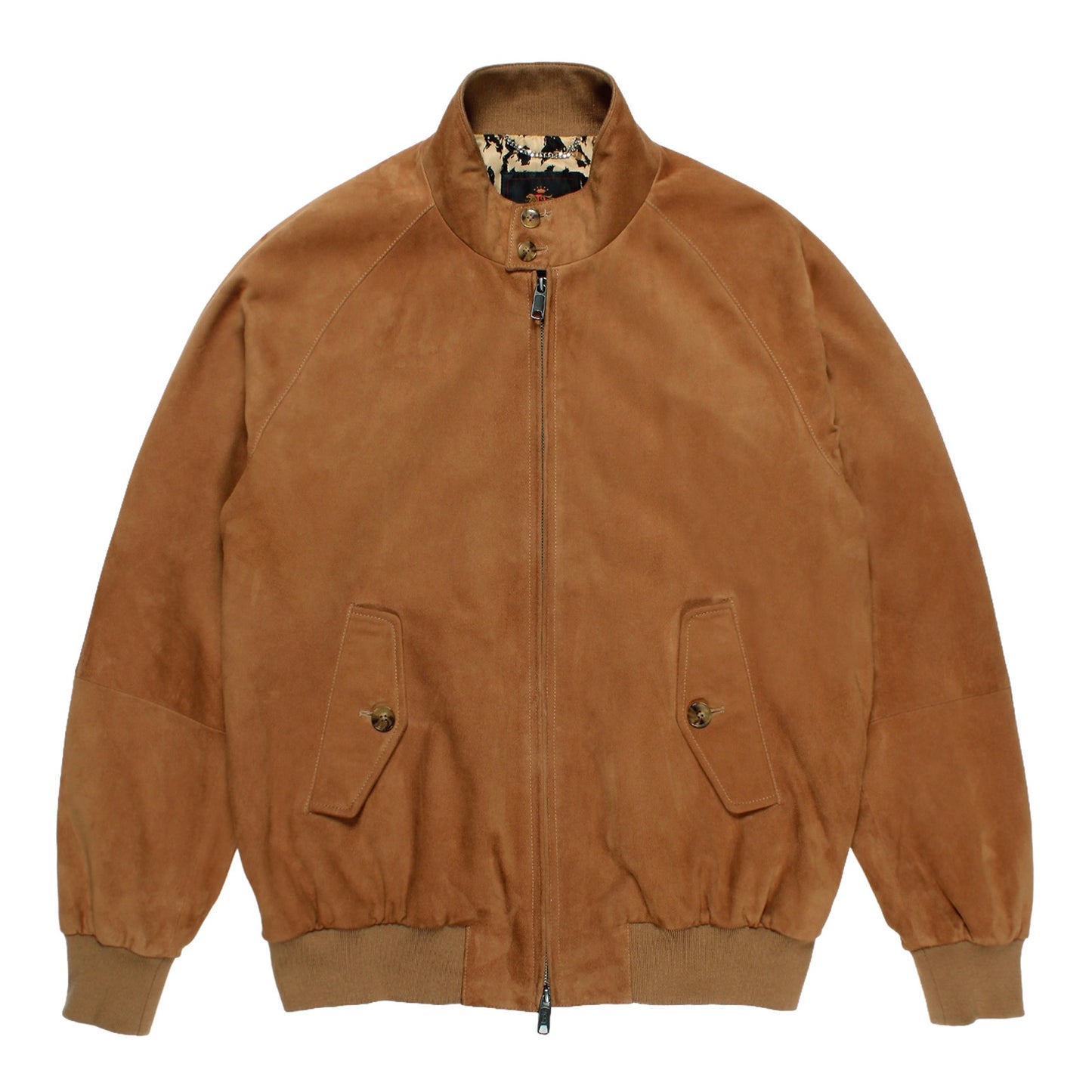 BARACUTA / G9 SUEDE LEATHER HARRINGTON JACKET