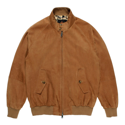 BARACUTA / G9 SUEDE LEATHER HARRINGTON JACKET