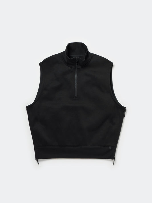 W's TECH SWEAT ZIP VEST PULLOVER