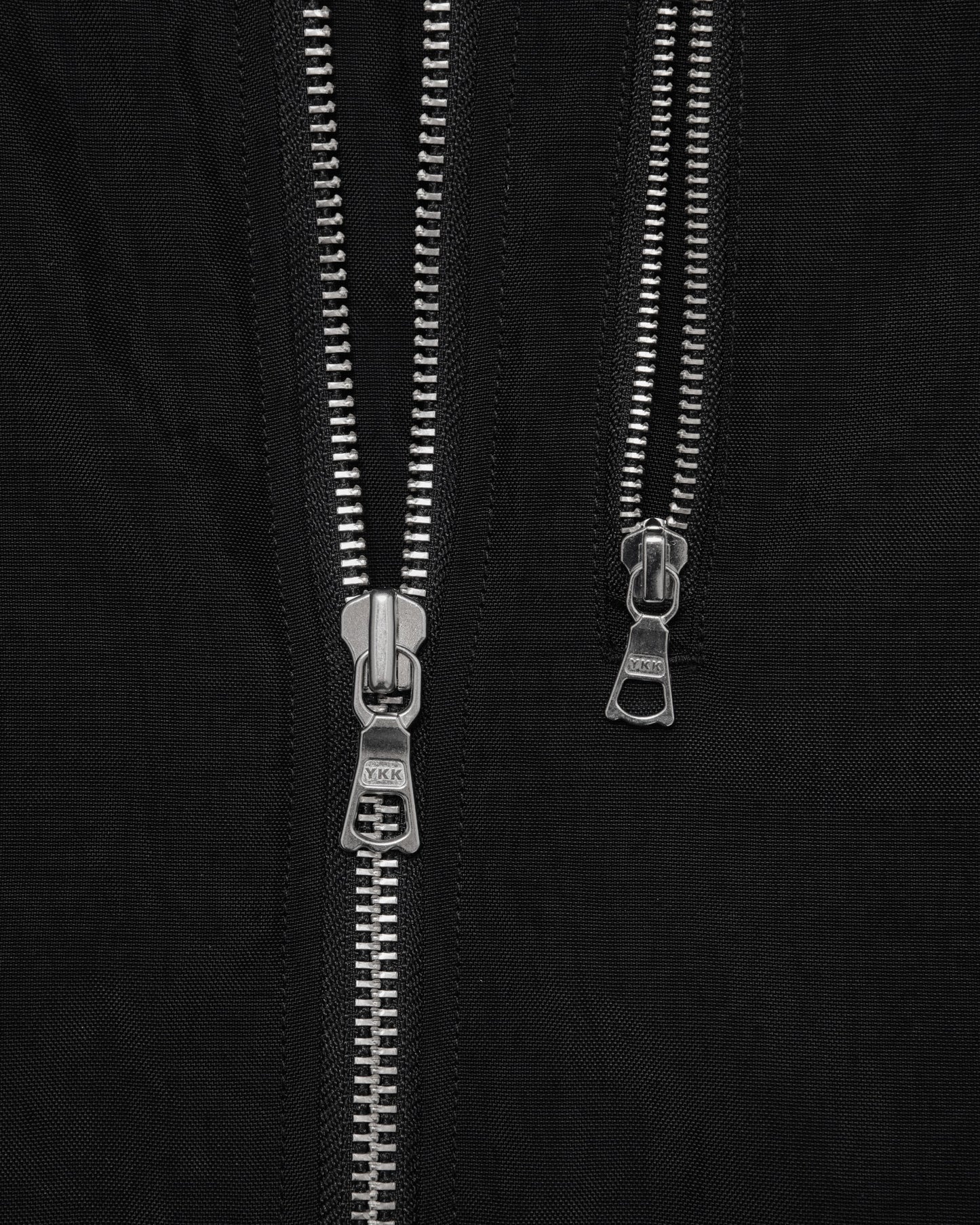 HIGH COLLAR RAW EDGE MILLITARY BOMBER