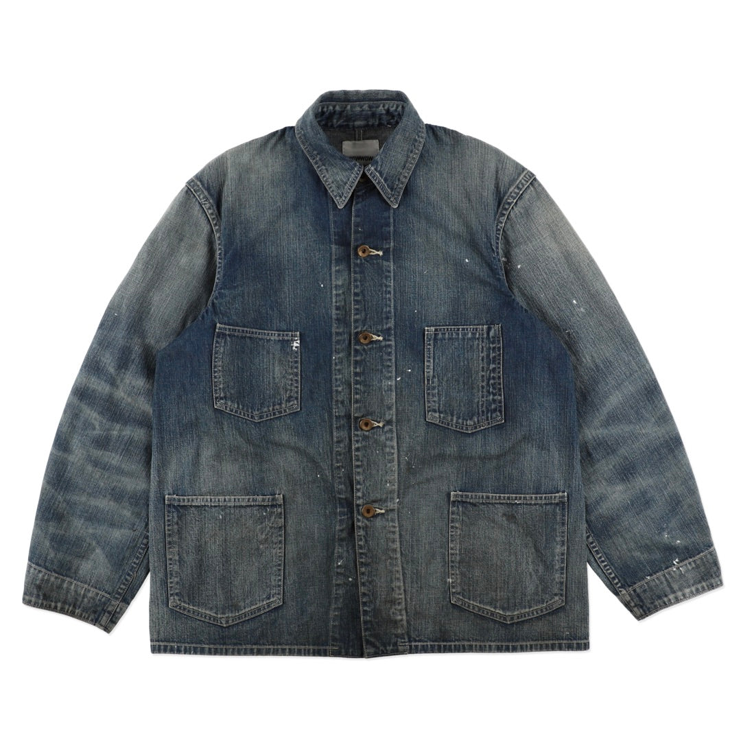 HERITAGE DENIM CHORE COAT AGED
