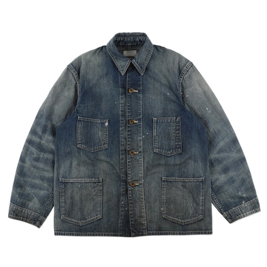 HERITAGE DENIM CHORE COAT AGED