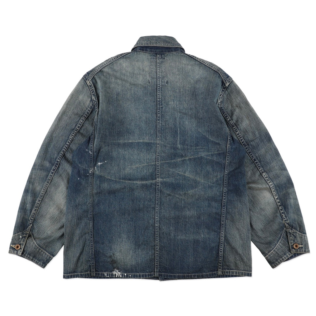 HERITAGE DENIM CHORE COAT AGED