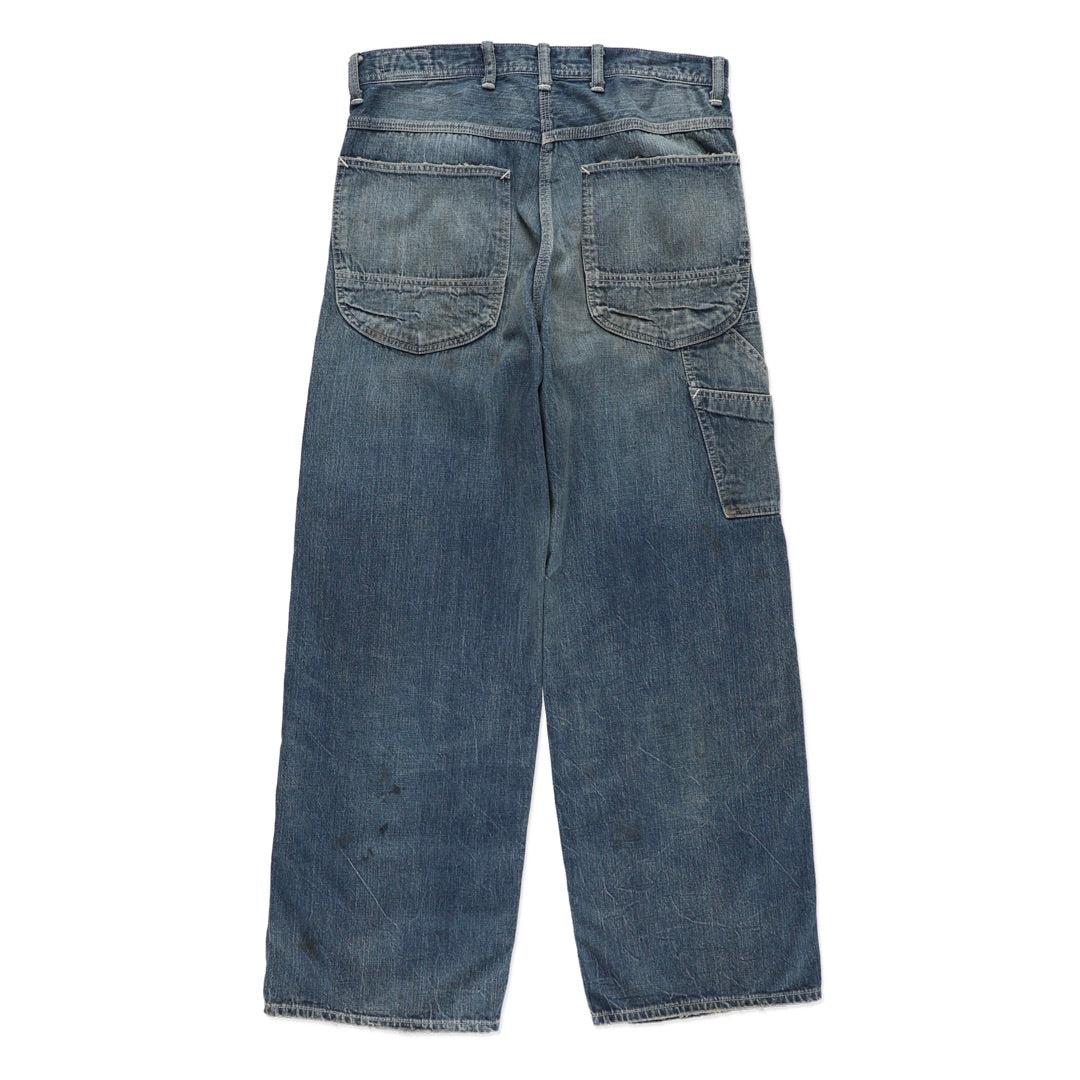 HERITAGE DENIM PAINTER PANTS AGED
