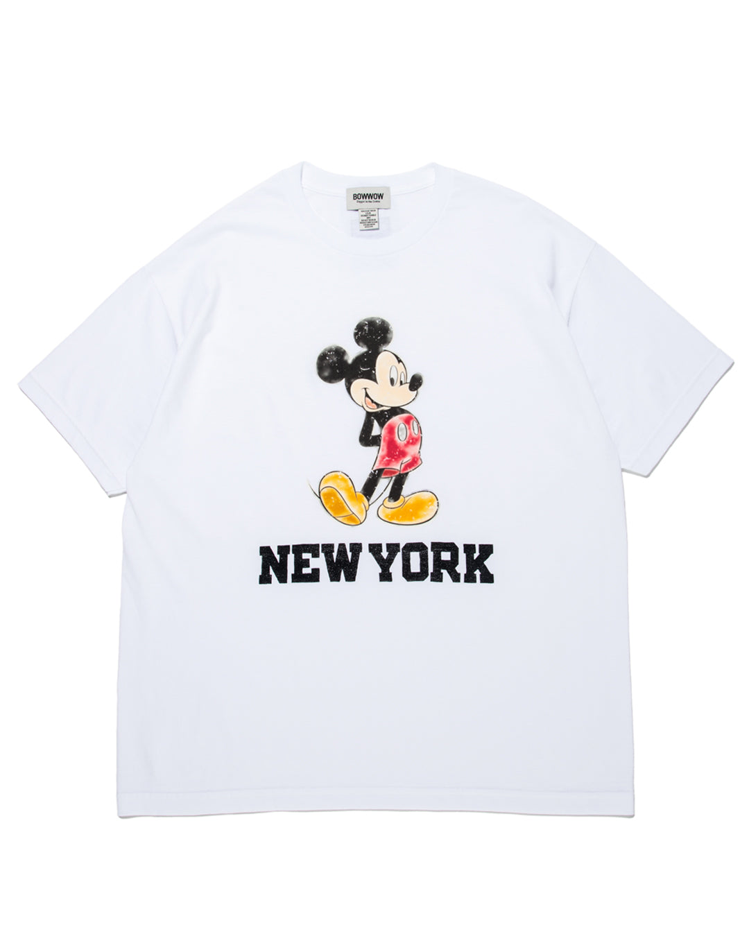 BOW WOW×RECOGNIZE MICKEY MOUSE NEW YORK TEE