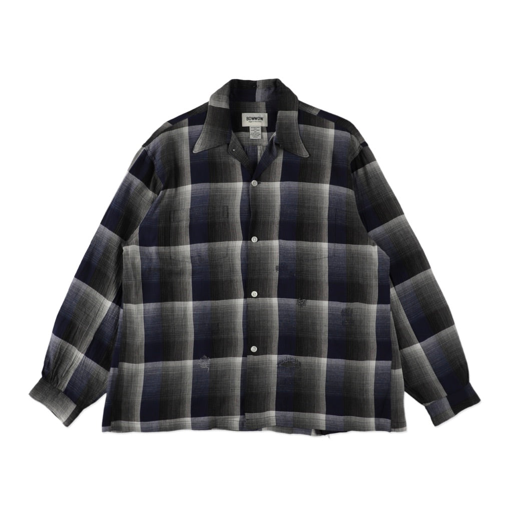 CHECK RAYON SHIRT