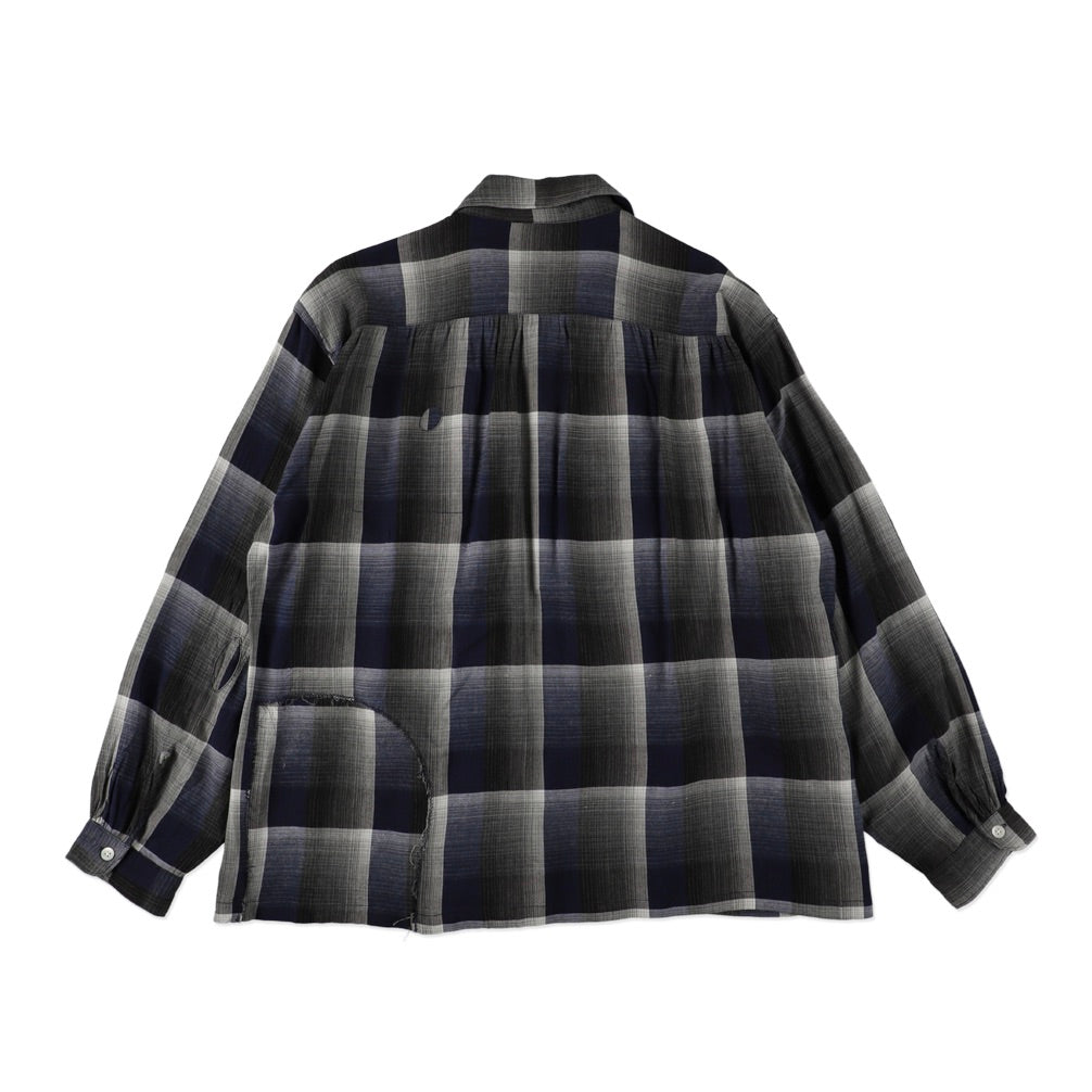 CHECK RAYON SHIRT