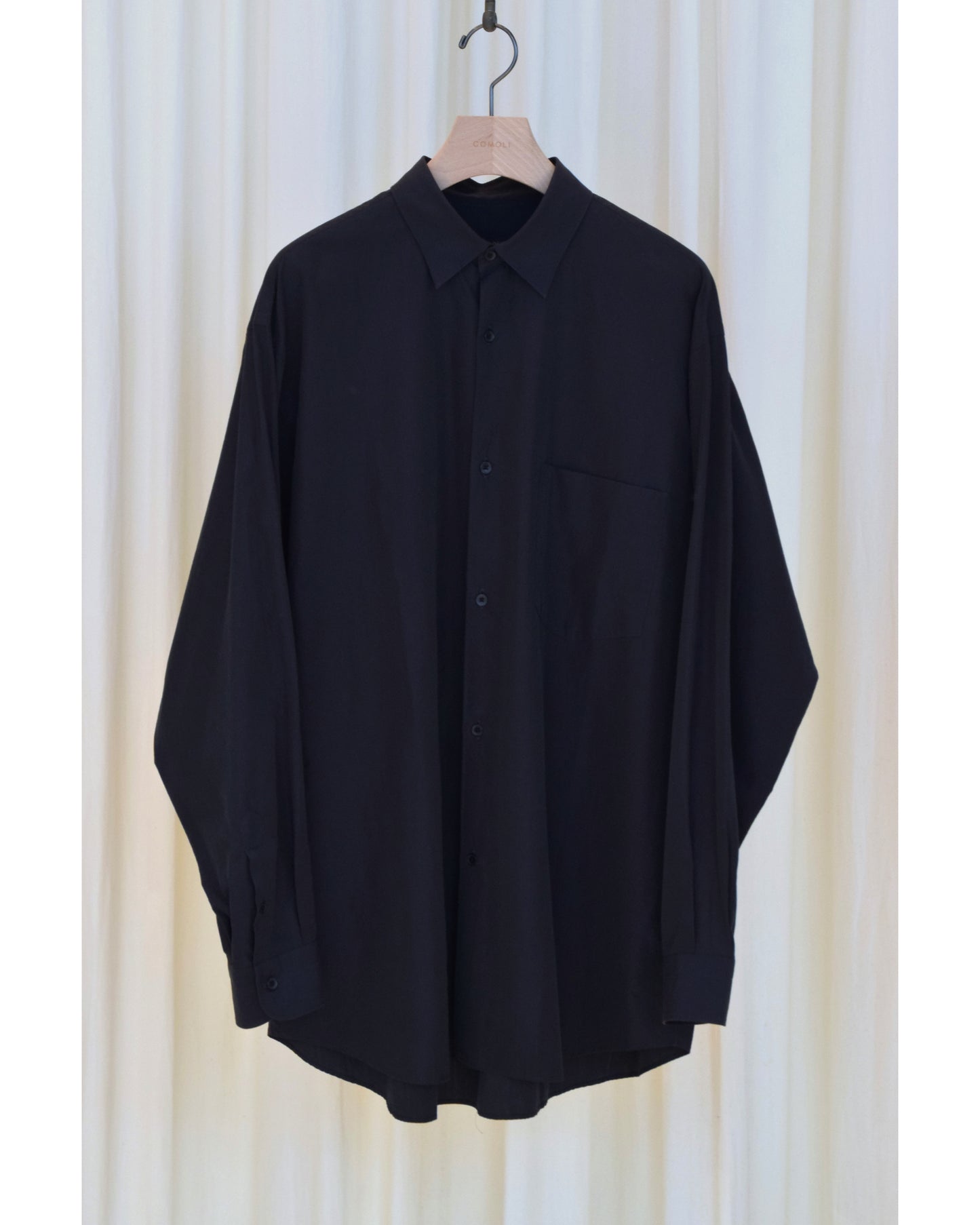 コモリ シャツ NAVY