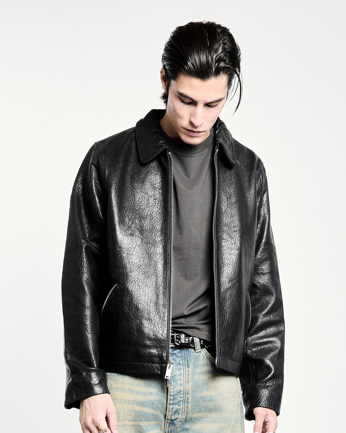 ジャケット・アウター no maintenance MECHANIC JACKET V3 No Maintenance - Black Lambskin Mechanic V3 Jacket | NO MAINTENANCE