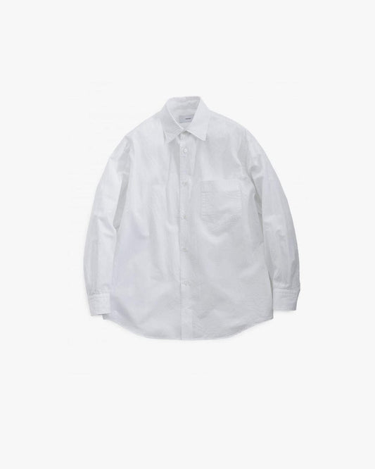 Broad Regular Collar Shirt WHITE
