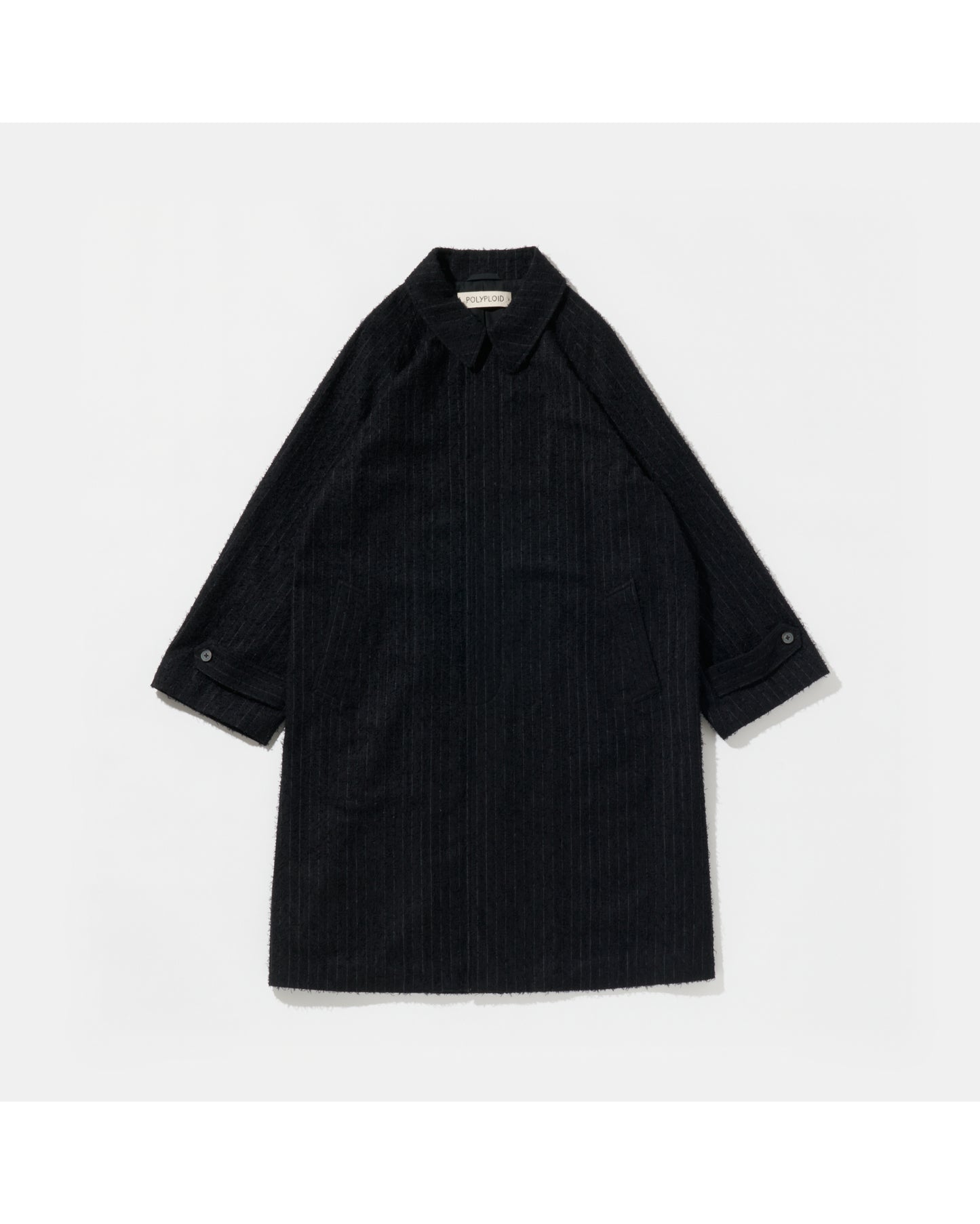 LONG COAT C BLACK STRIPE