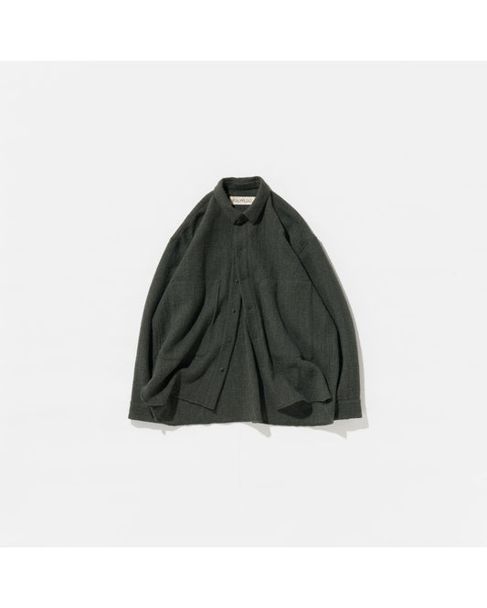 SHIRT JACKET  C  DARK GREEN