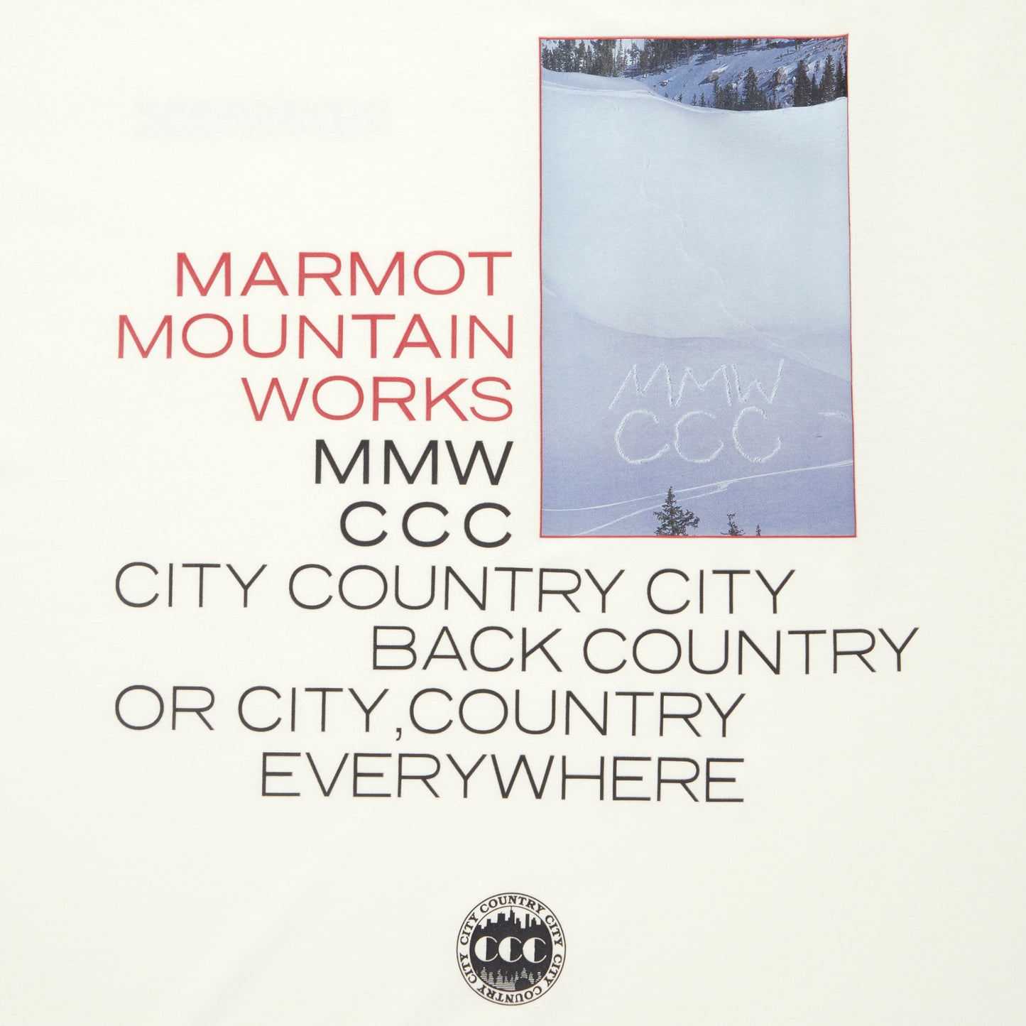 CITY COUNTRY CITY × Marmot_MMWCCC L/S T-SHIRT_MMWCCC