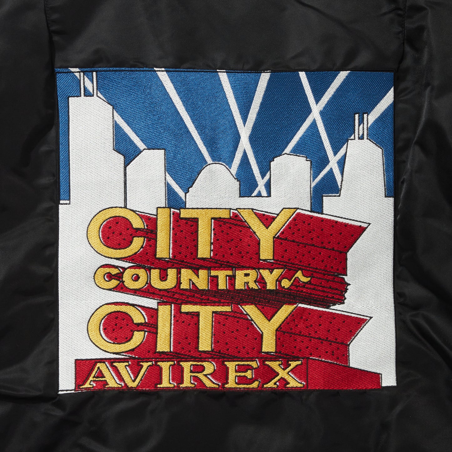 CITY COUNTRY CITY × AVIREX_APPLIQUE LOGO MA-1