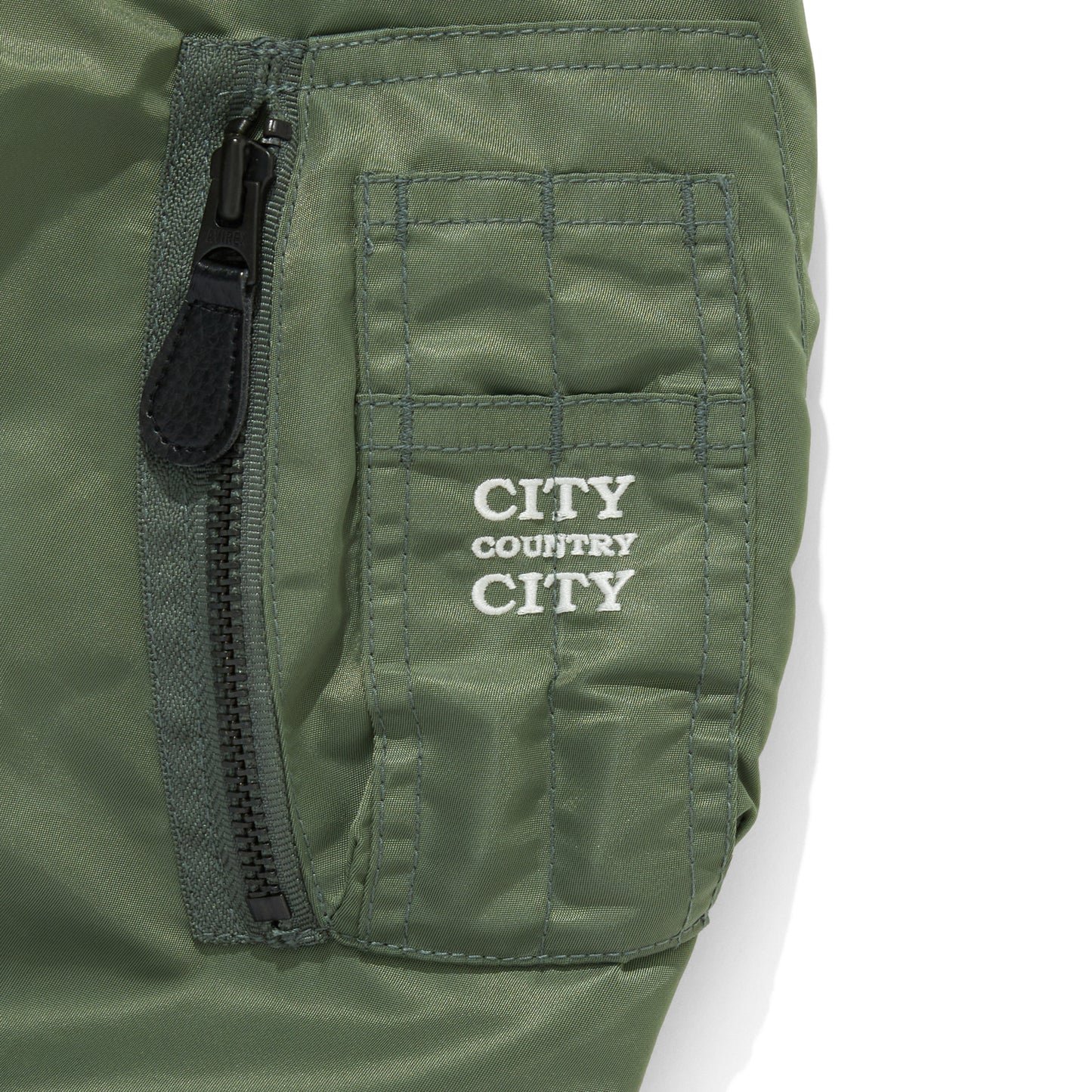 CITY COUNTRY CITY × AVIREX_APPLIQUE LOGO MA-1