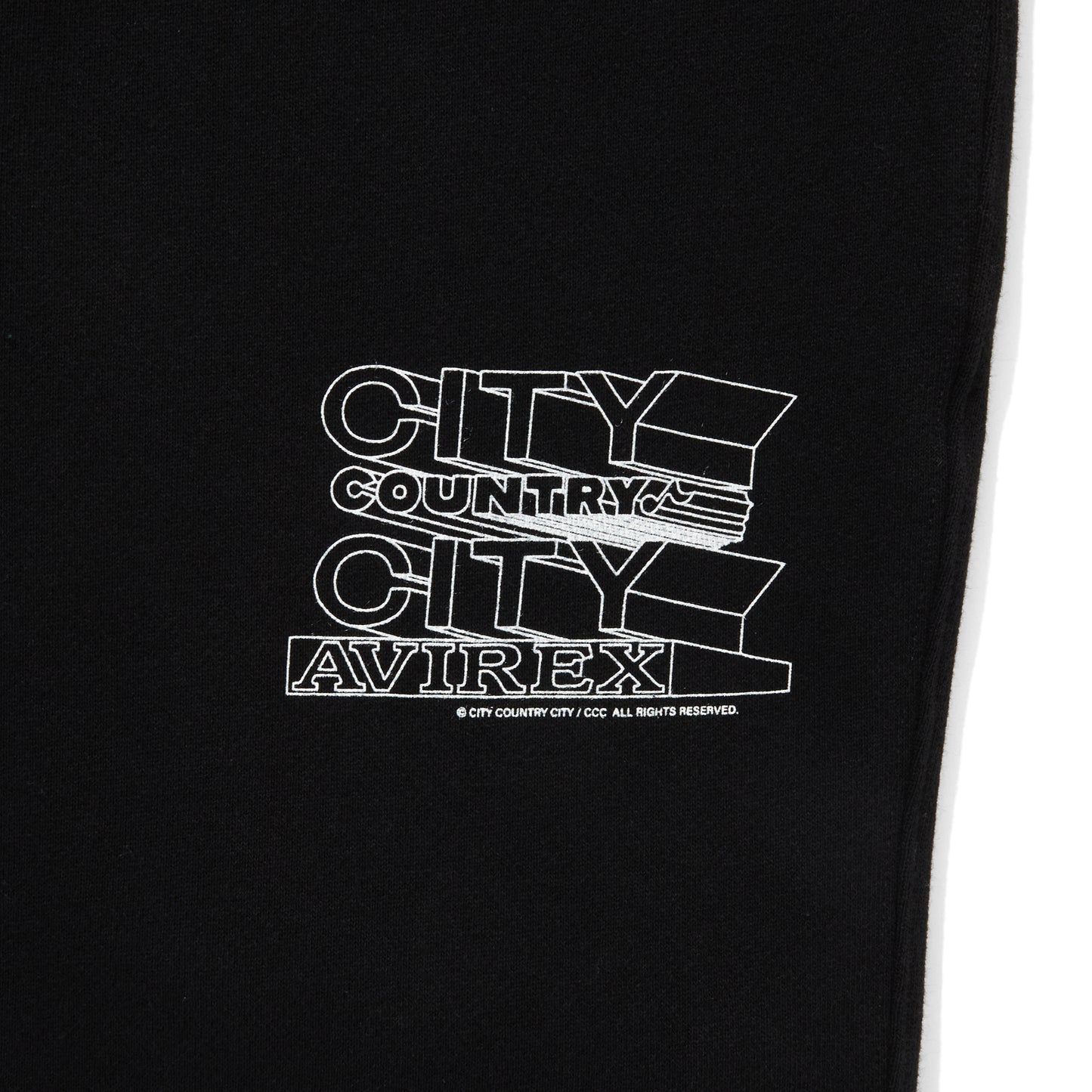 CITY COUNTRY CITY × AVIREX_SWEAT PANTS