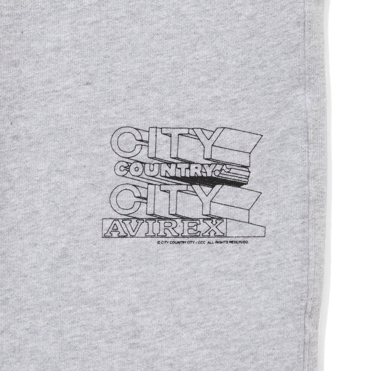 CITY COUNTRY CITY × AVIREX_SWEAT PANTS
