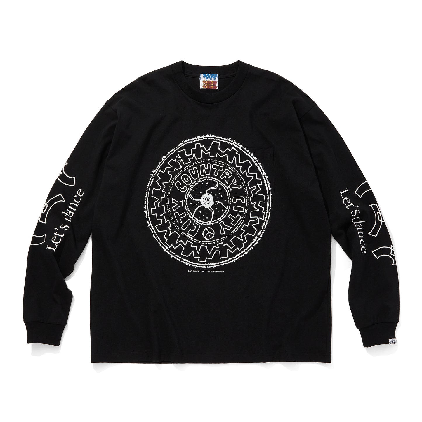 COTTON POCKET L/S T-SHIRT_LET'S DANCE