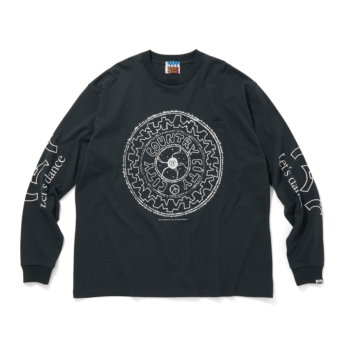 COTTON POCKET L/S T-SHIRT_LET'S DANCE