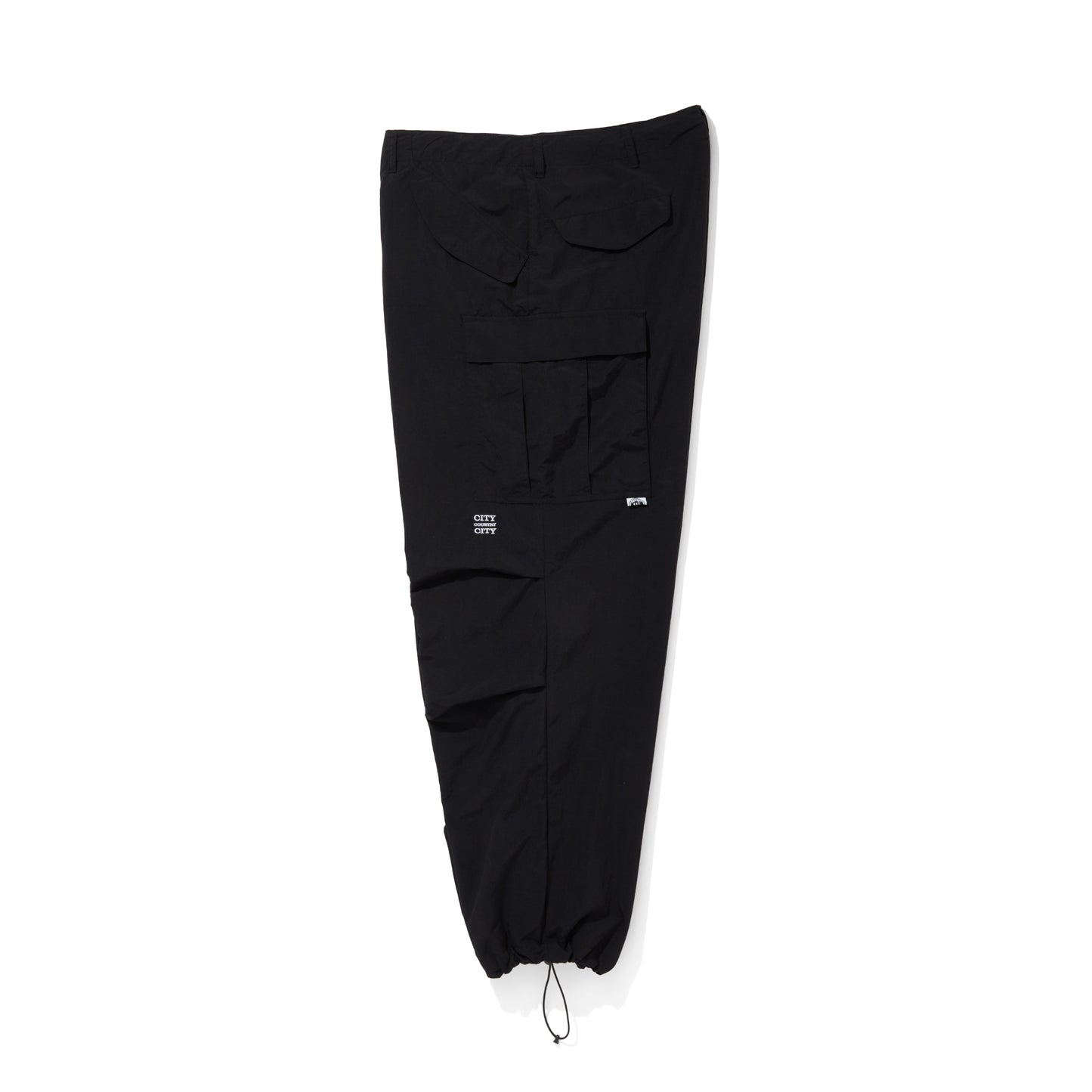 TASLAN NYLON OVER SIZE PANTS