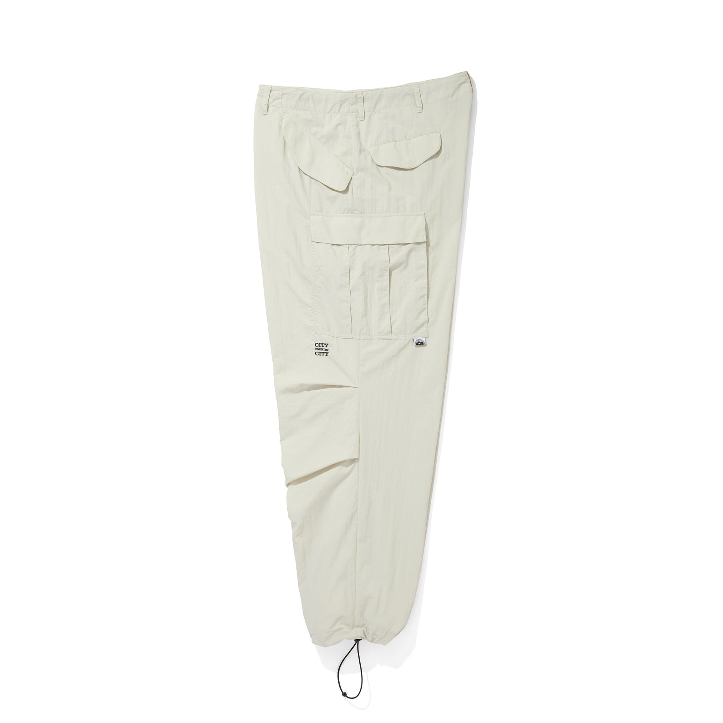 TASLAN NYLON OVER SIZE PANTS