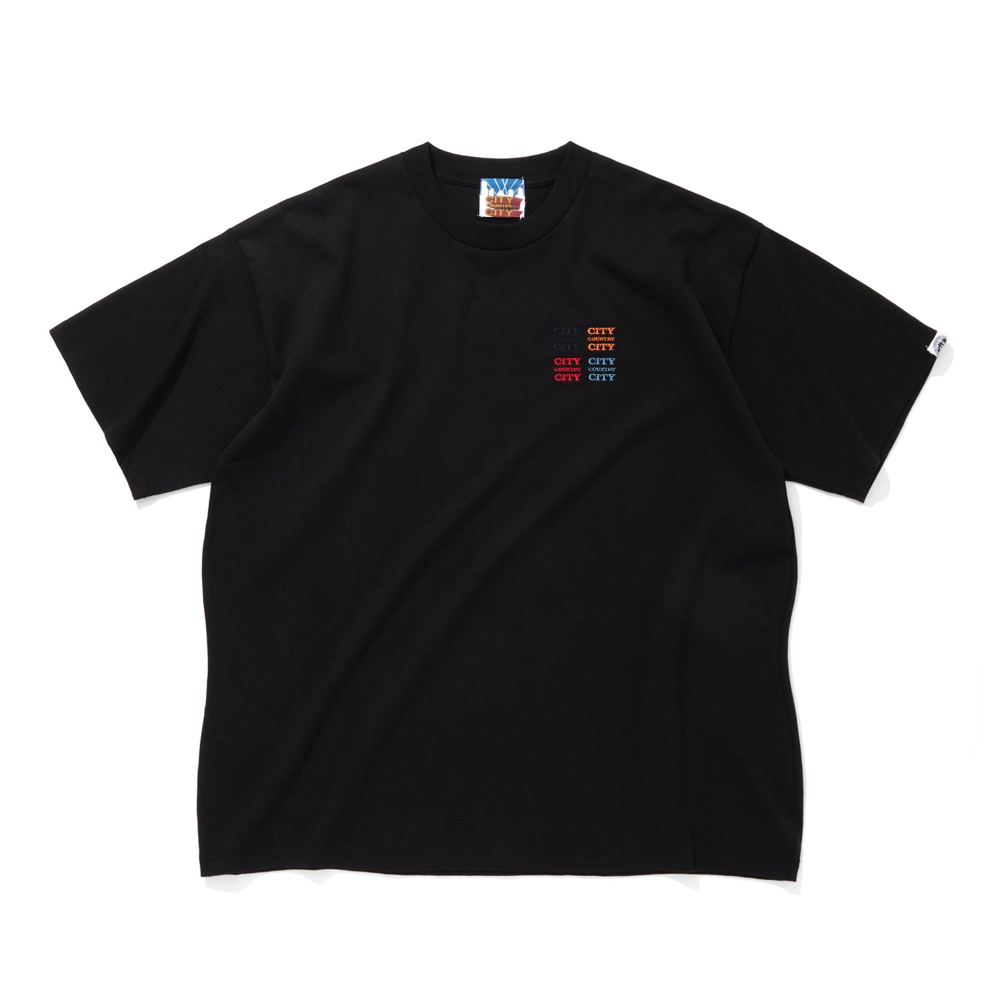 EMBROIDERED LOGO COTTON T-SHIRT_CCCC