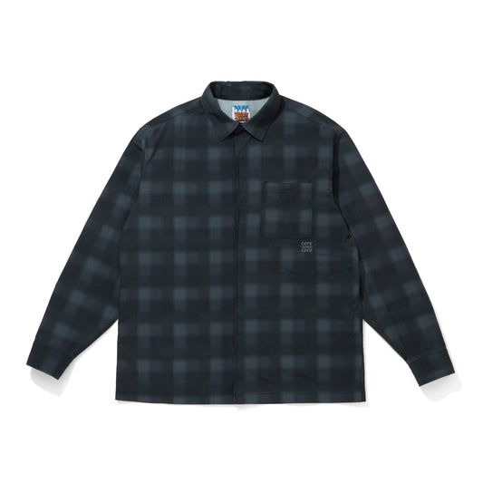 TASLAN NYLON CHECK SHIRT