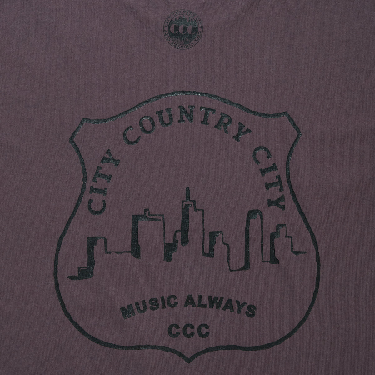 GARMENT DYE COTTON L/S T-SHIRT_MUSIC ALWAYS