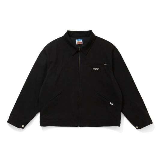 EMBROIDERY MOLSKIN BLOUSON