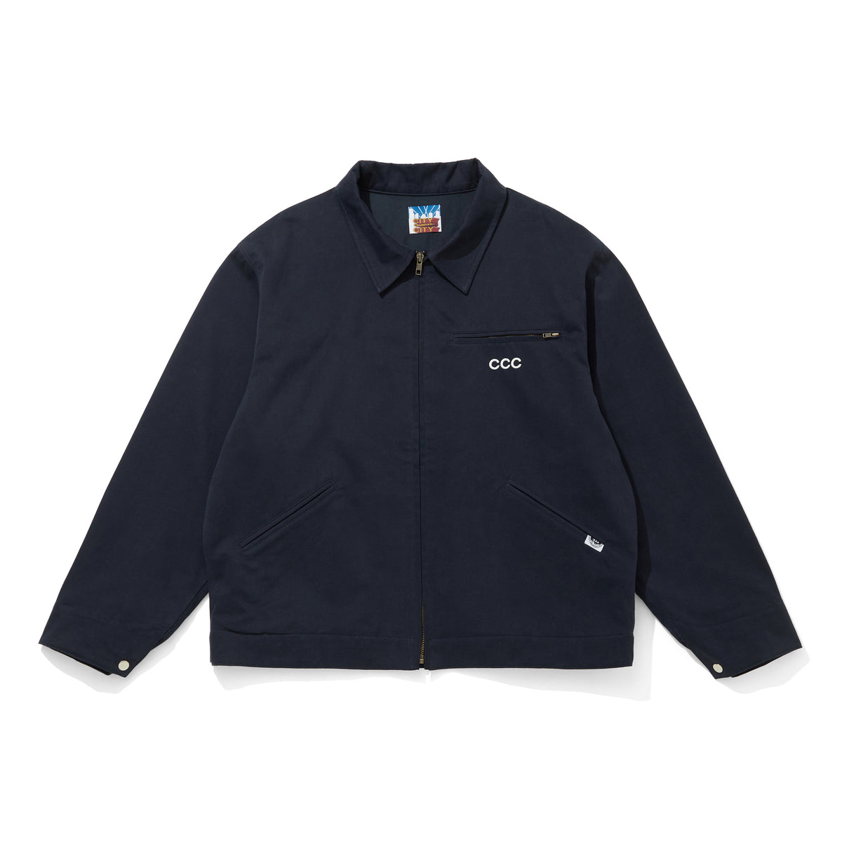 EMBROIDERY MOLSKIN BLOUSON