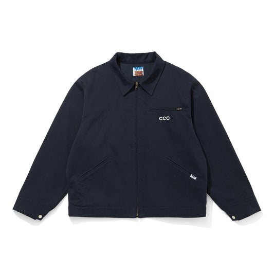 EMBROIDERY MOLSKIN BLOUSON