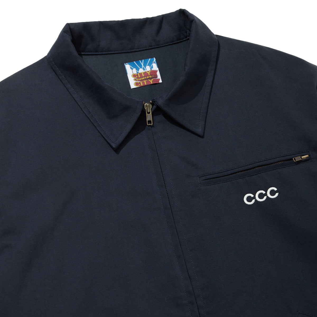 EMBROIDERY MOLSKIN BLOUSON