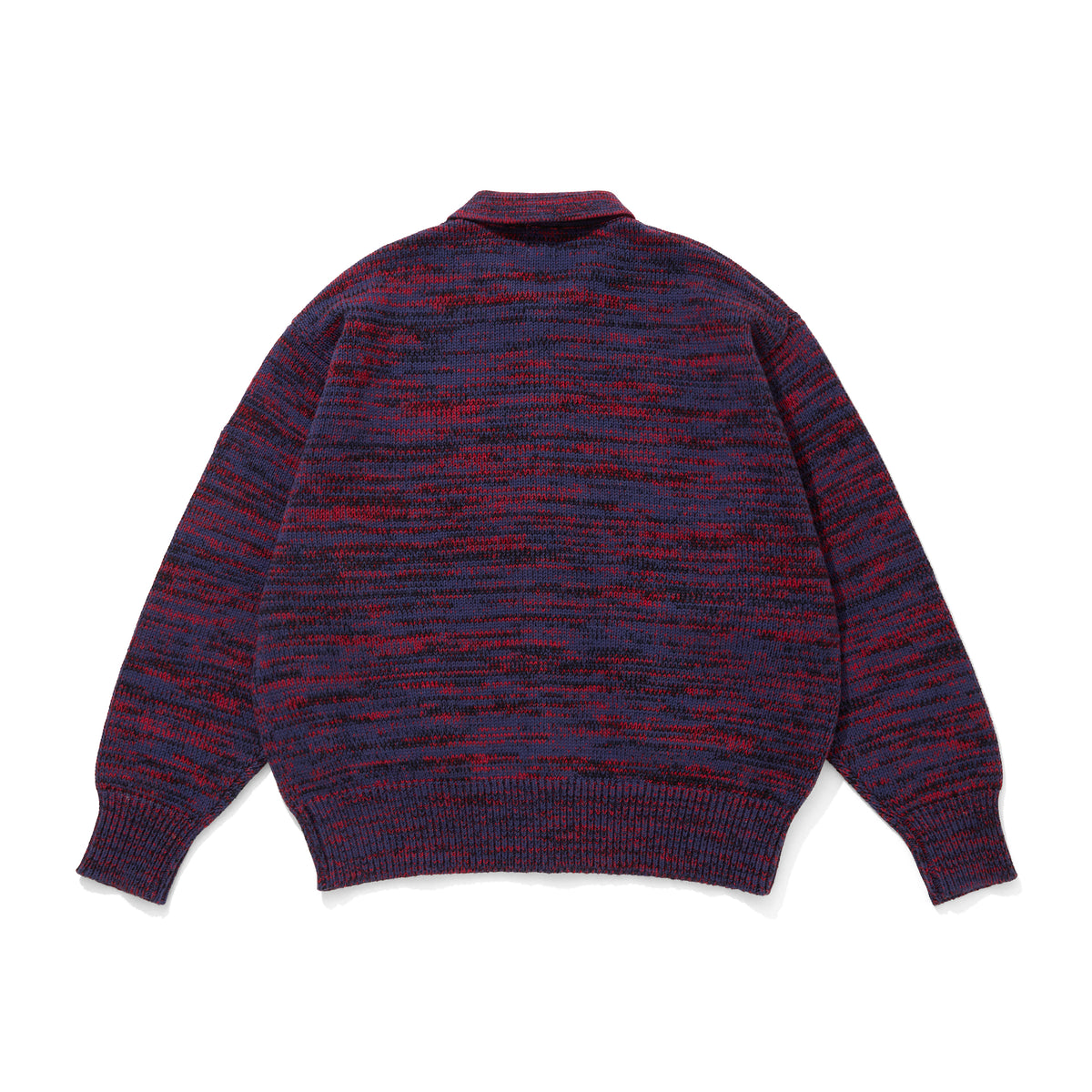 MIX KNIT CARDIGAN WITH BADGE_JAZZ