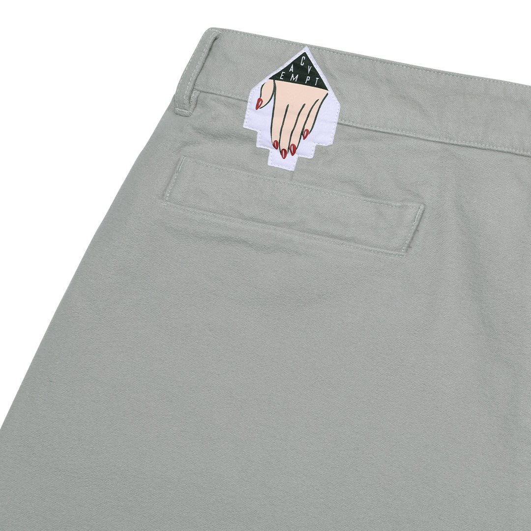 BRUSHED SOFT COTTON ONE TUCK PANTS