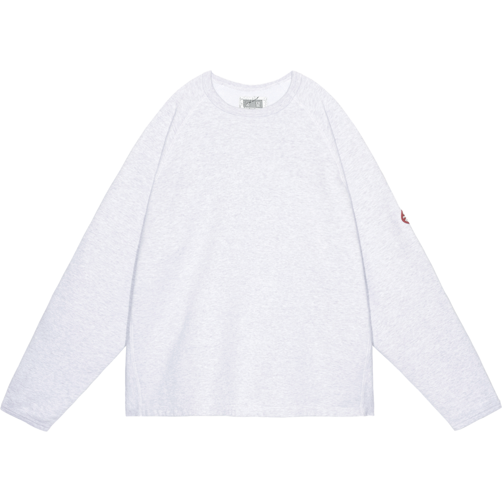 HALF PANEL RIB CREW NECK