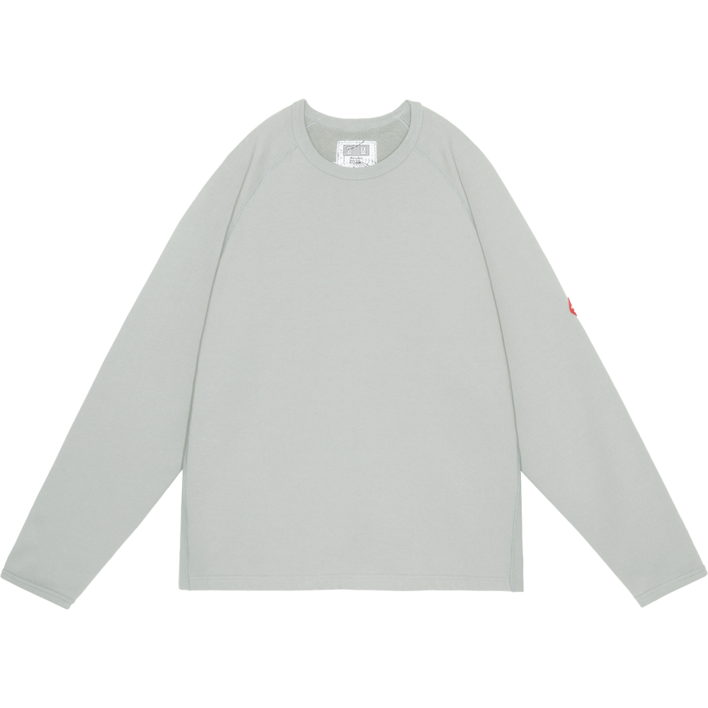 HALF PANEL RIB CREW NECK
