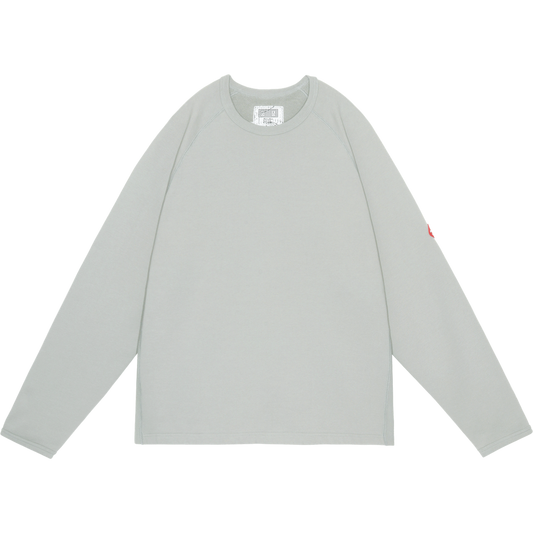 HALF PANEL RIB CREW NECK