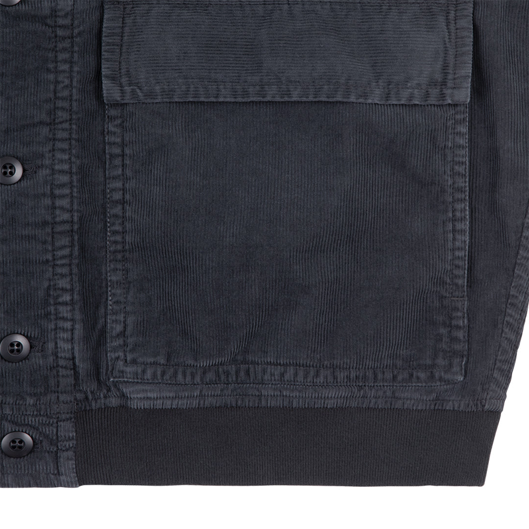 OVERDYE CORD BUTTON JACKET