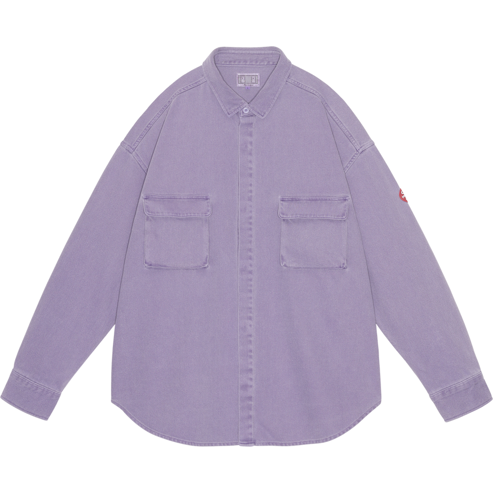 OVERDYE COTTON TWILL BIG SHIRT