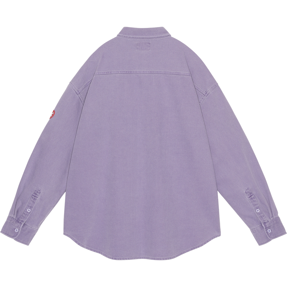 OVERDYE COTTON TWILL BIG SHIRT