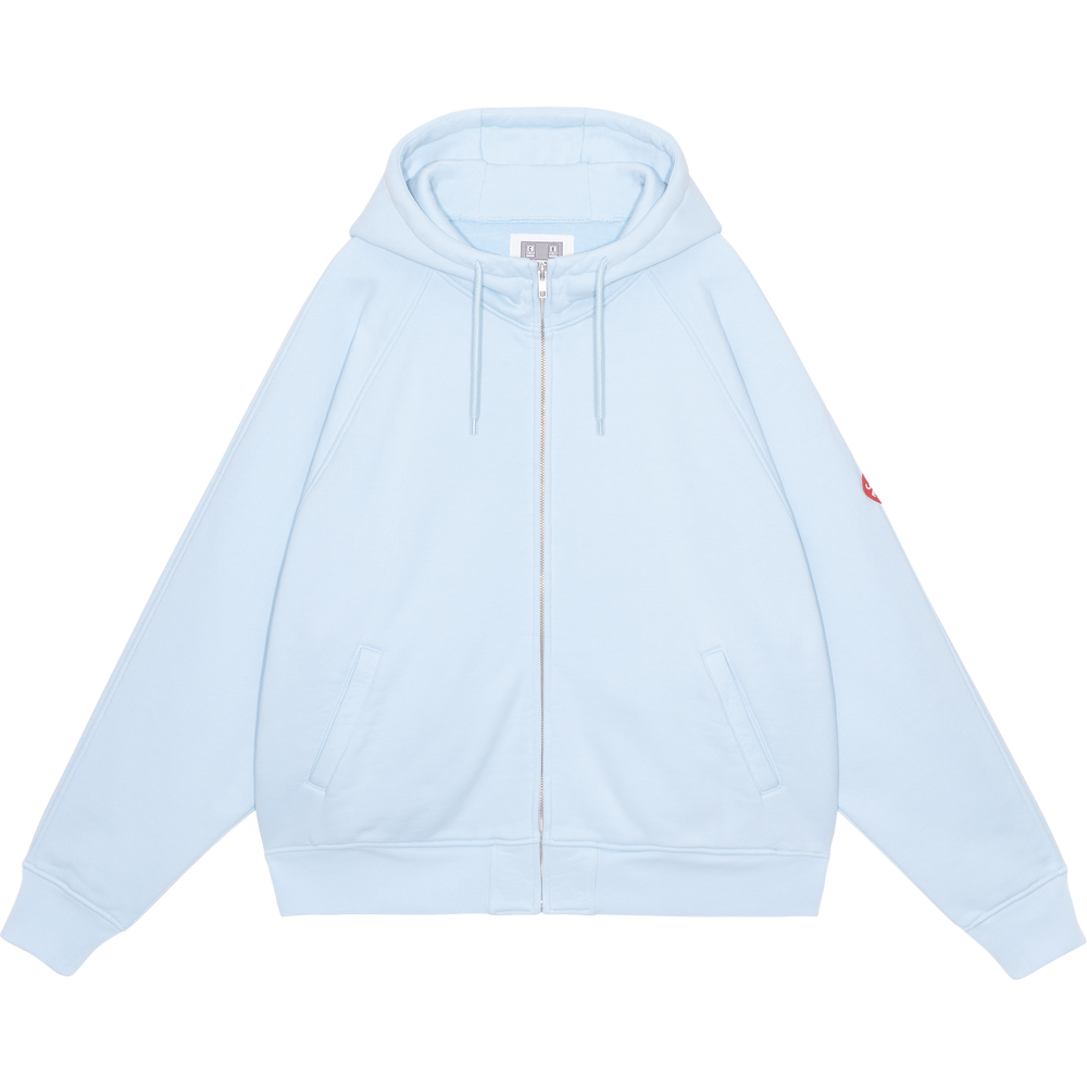 SOLID BIG HEAVY ZIP HOODY