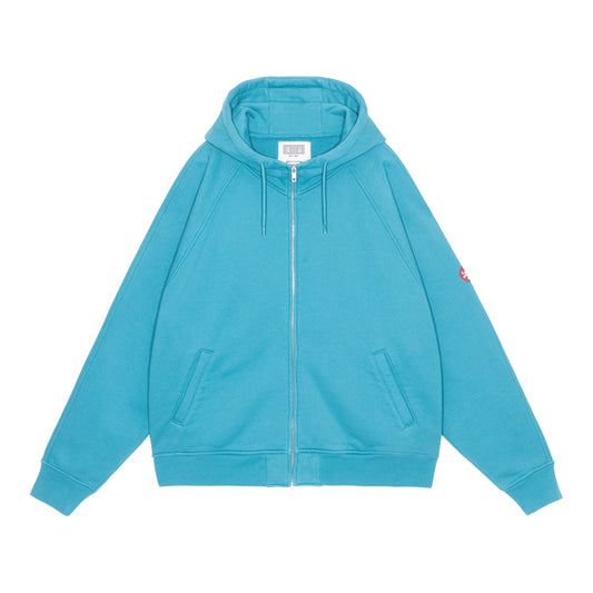 SOLID BIG HEAVY ZIP HOODY