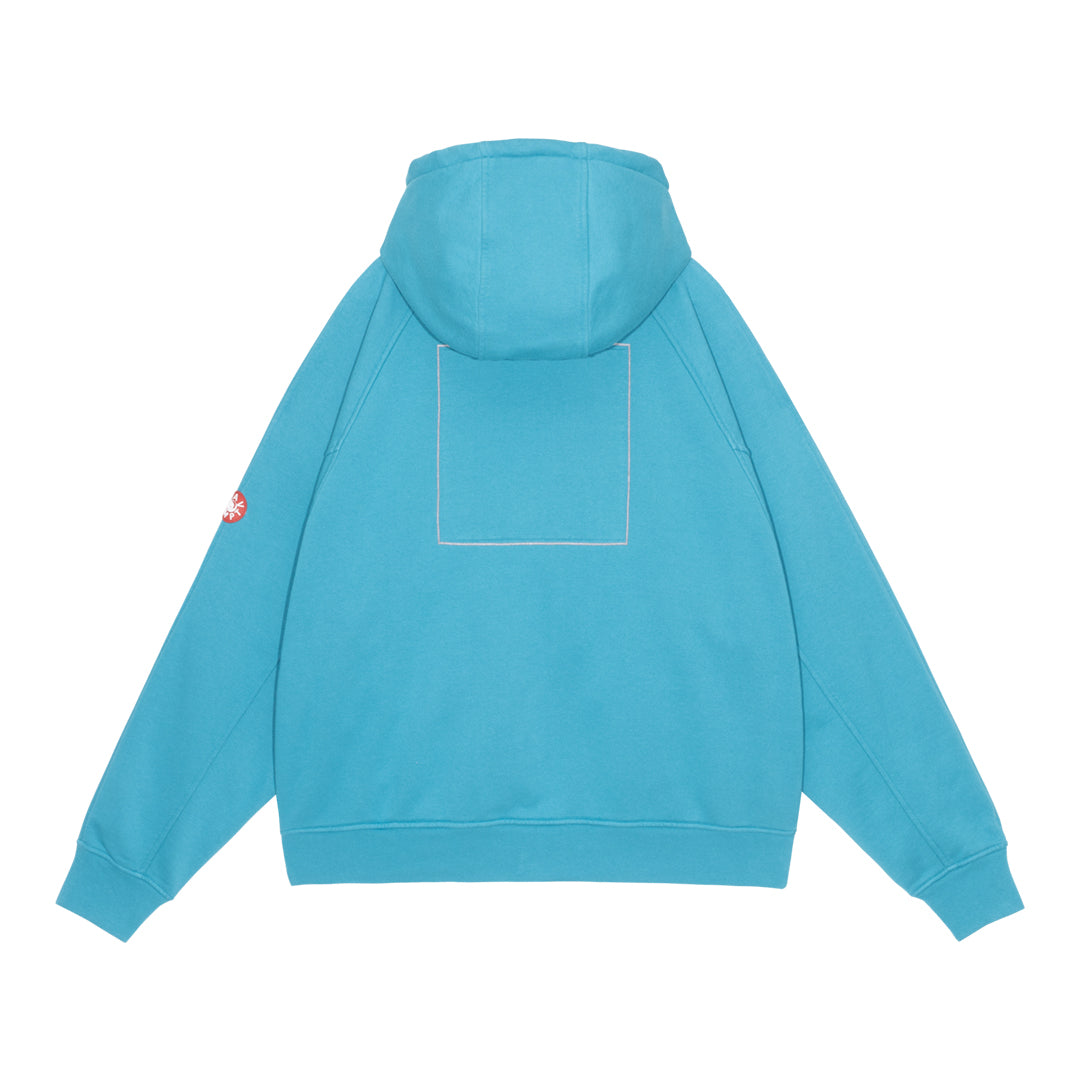 SOLID BIG HEAVY ZIP HOODY