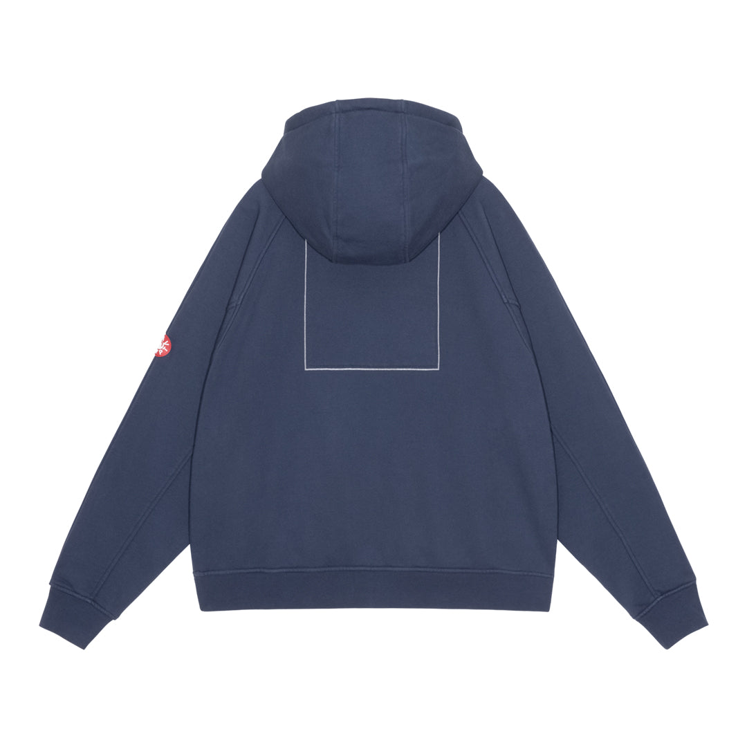 SOLID BIG HEAVY ZIP HOODY