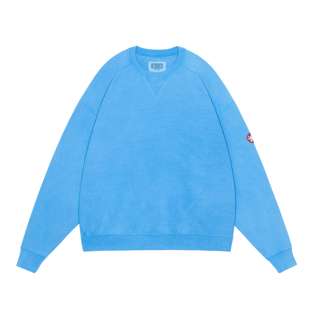 OVERDYE PANEL SHOULDER CREW NECK