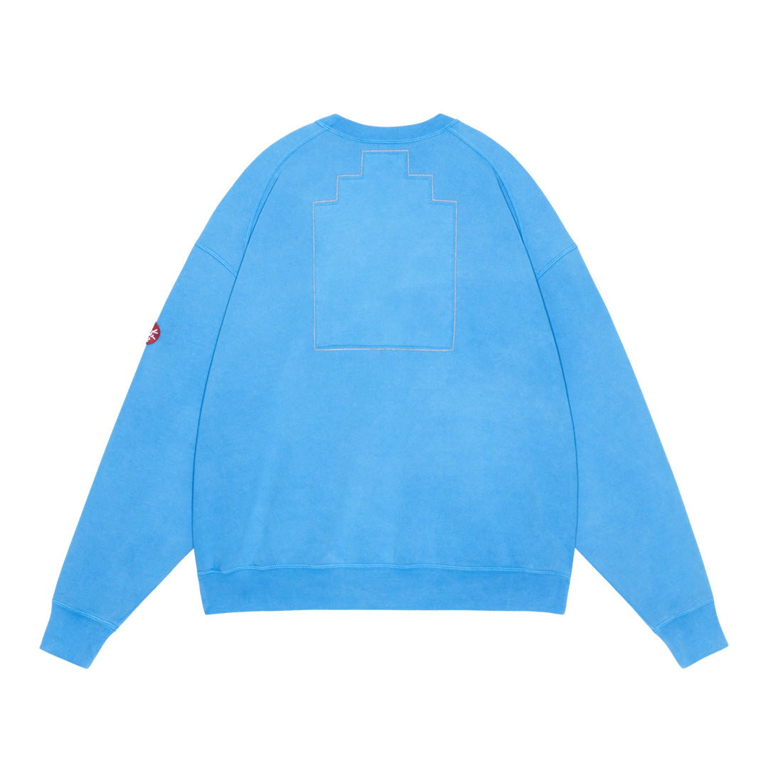 OVERDYE PANEL SHOULDER CREW NECK